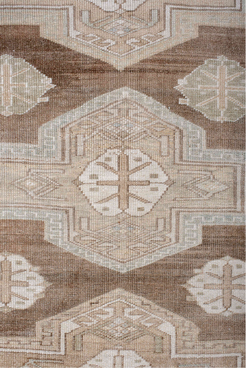 Antique Oushak Runner Rug (3' x 15')